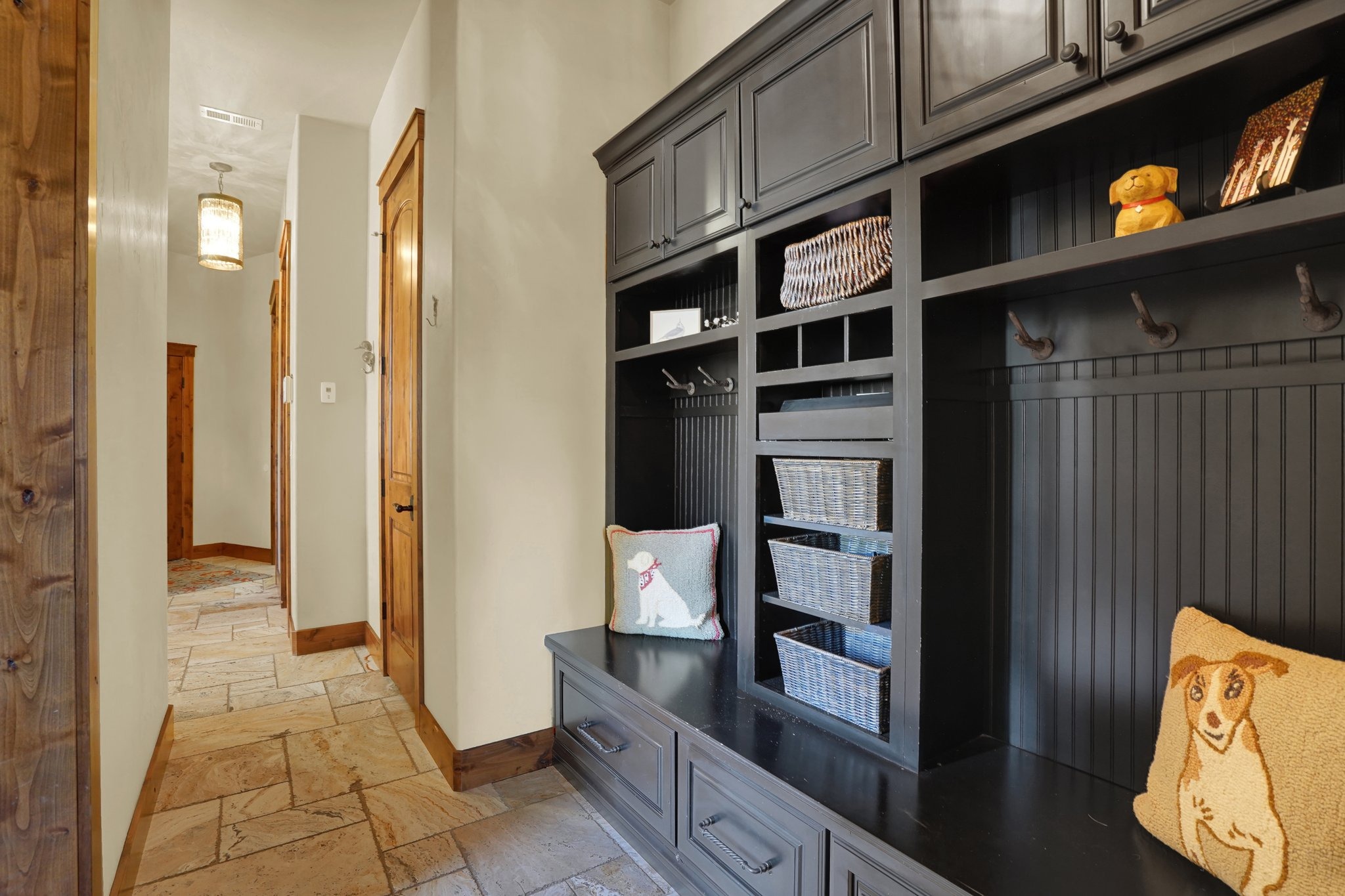 Great Custom Built-Ins in the Laundry/Garage Entry!