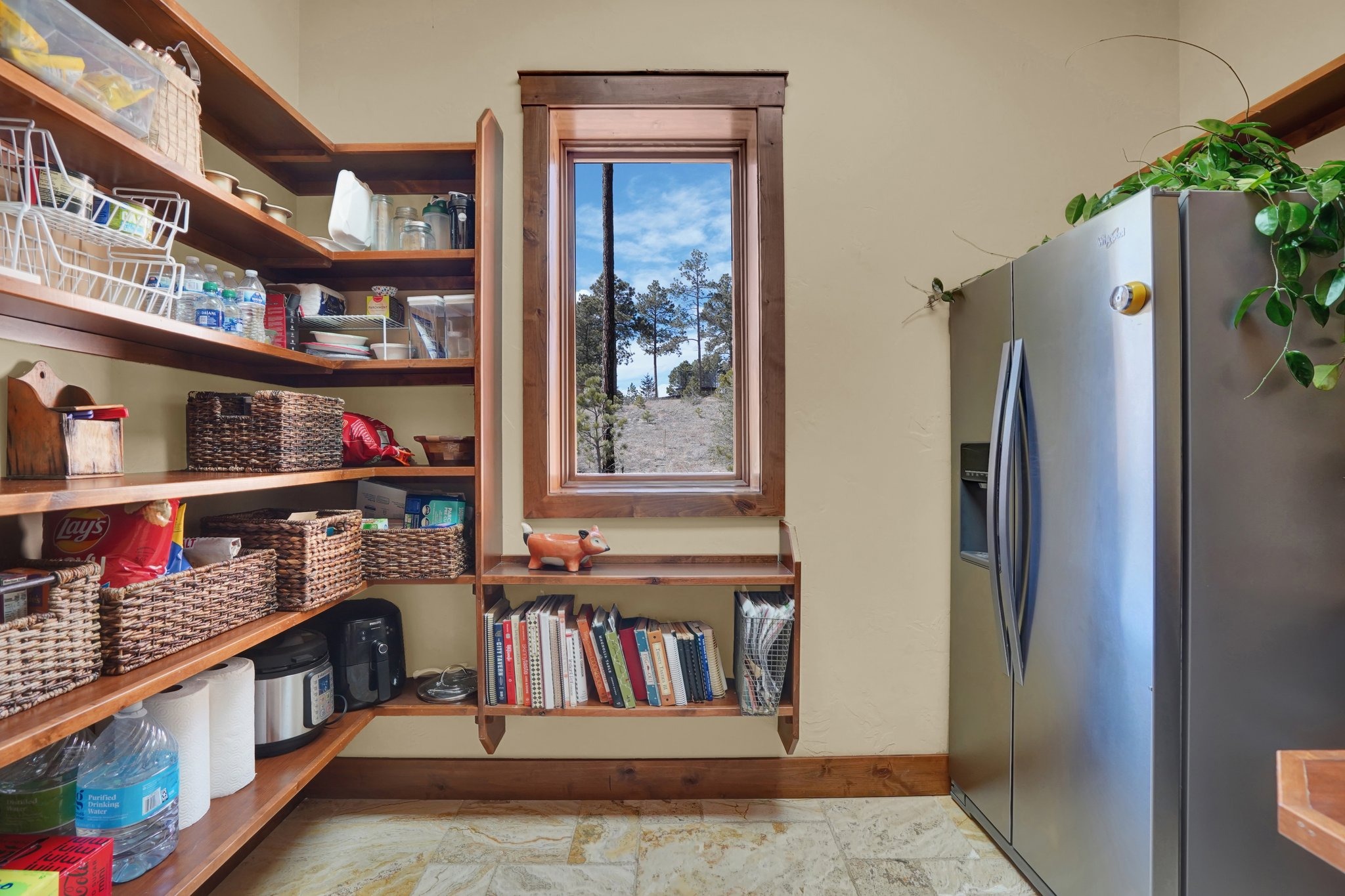 Large Walk-In Pantry with additional Refrigerator!