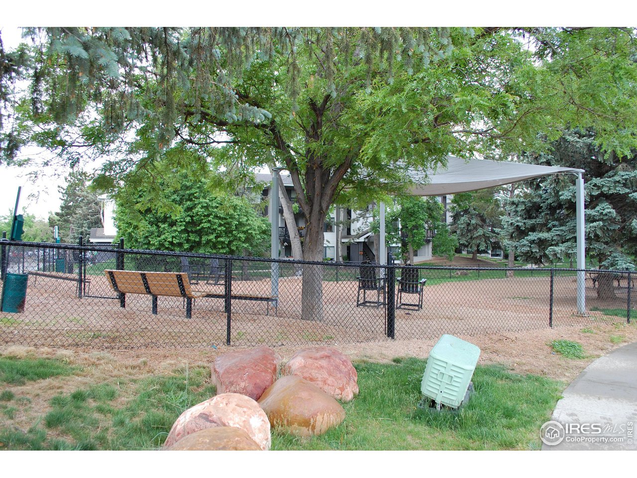 Community dog park adjacent to Aspen Grove