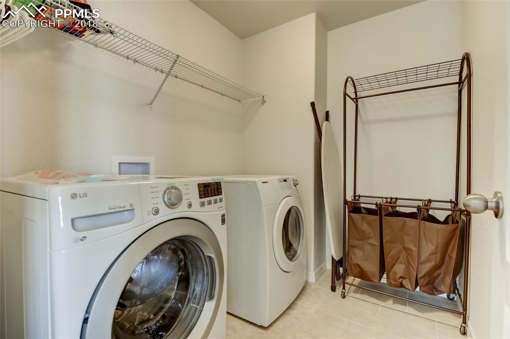 Laundry room upstairs with Dryer and NEW Washer included