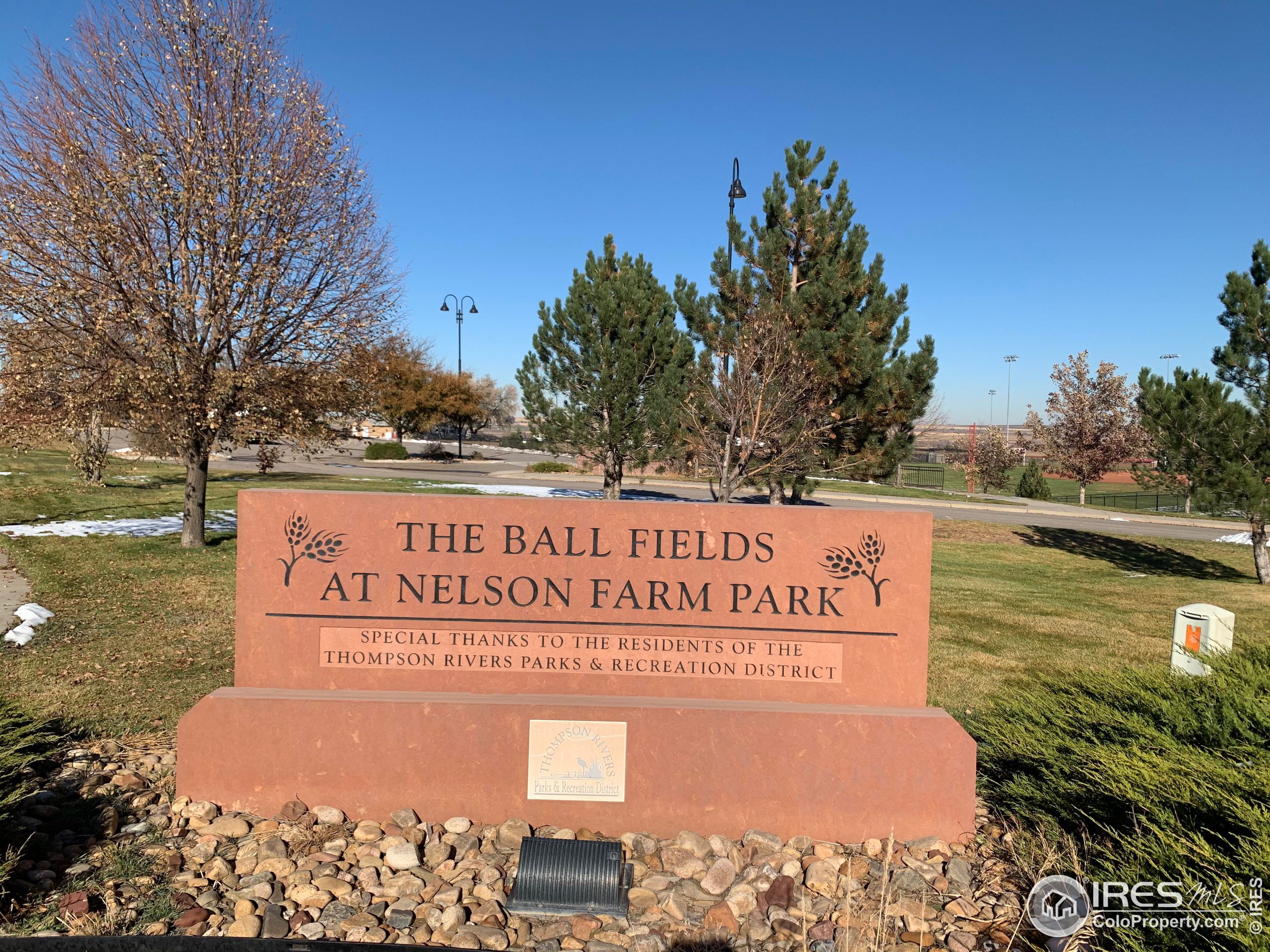 Walking distance to the ballfields at Nelson Farm Park