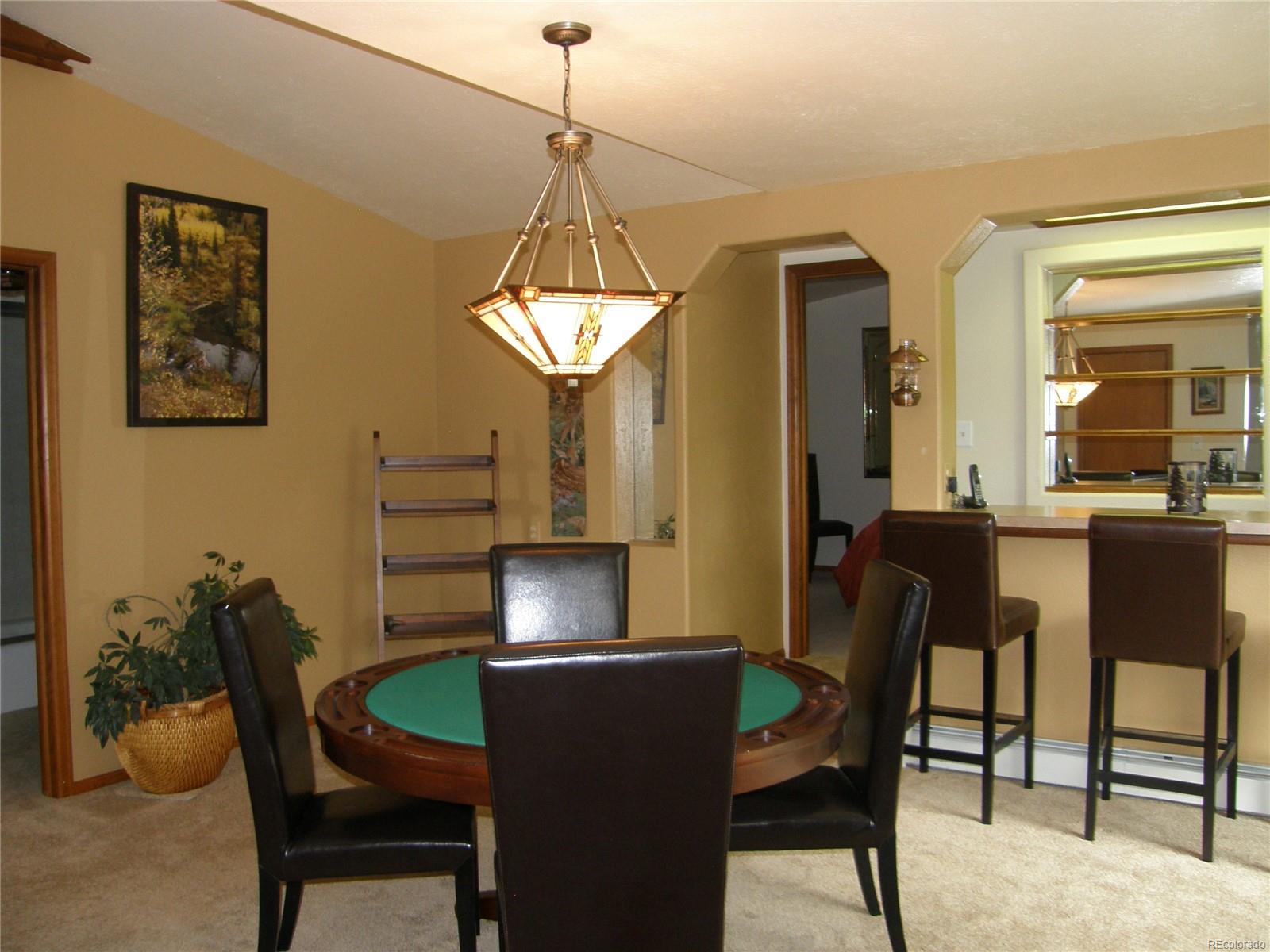 Game room area w/ bar