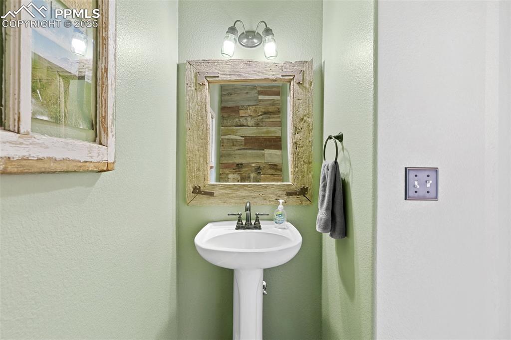 Main level half bath