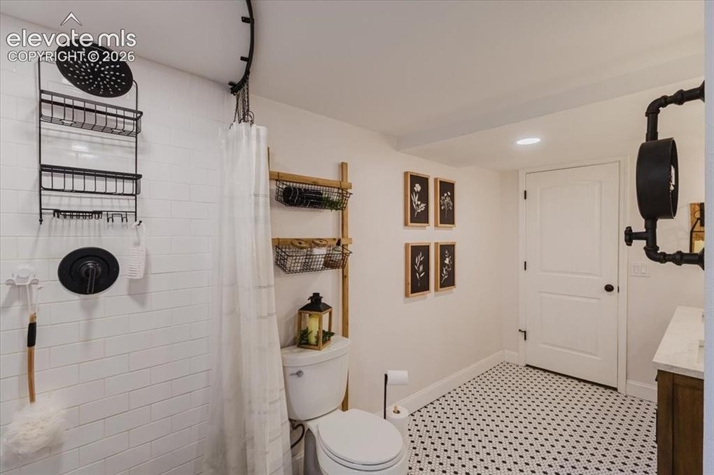 Basement bathroom