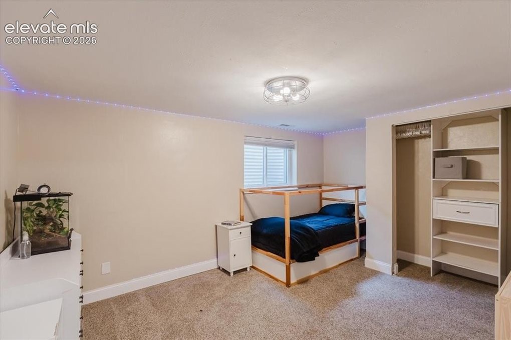 Second large bedroom in basement