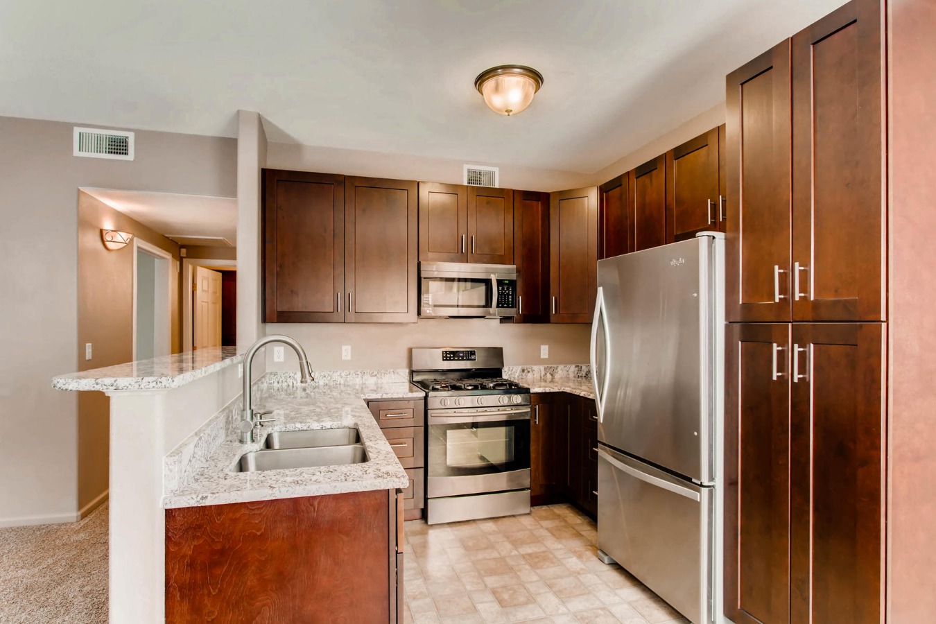 Kitchen Granite Counters New Cabinets