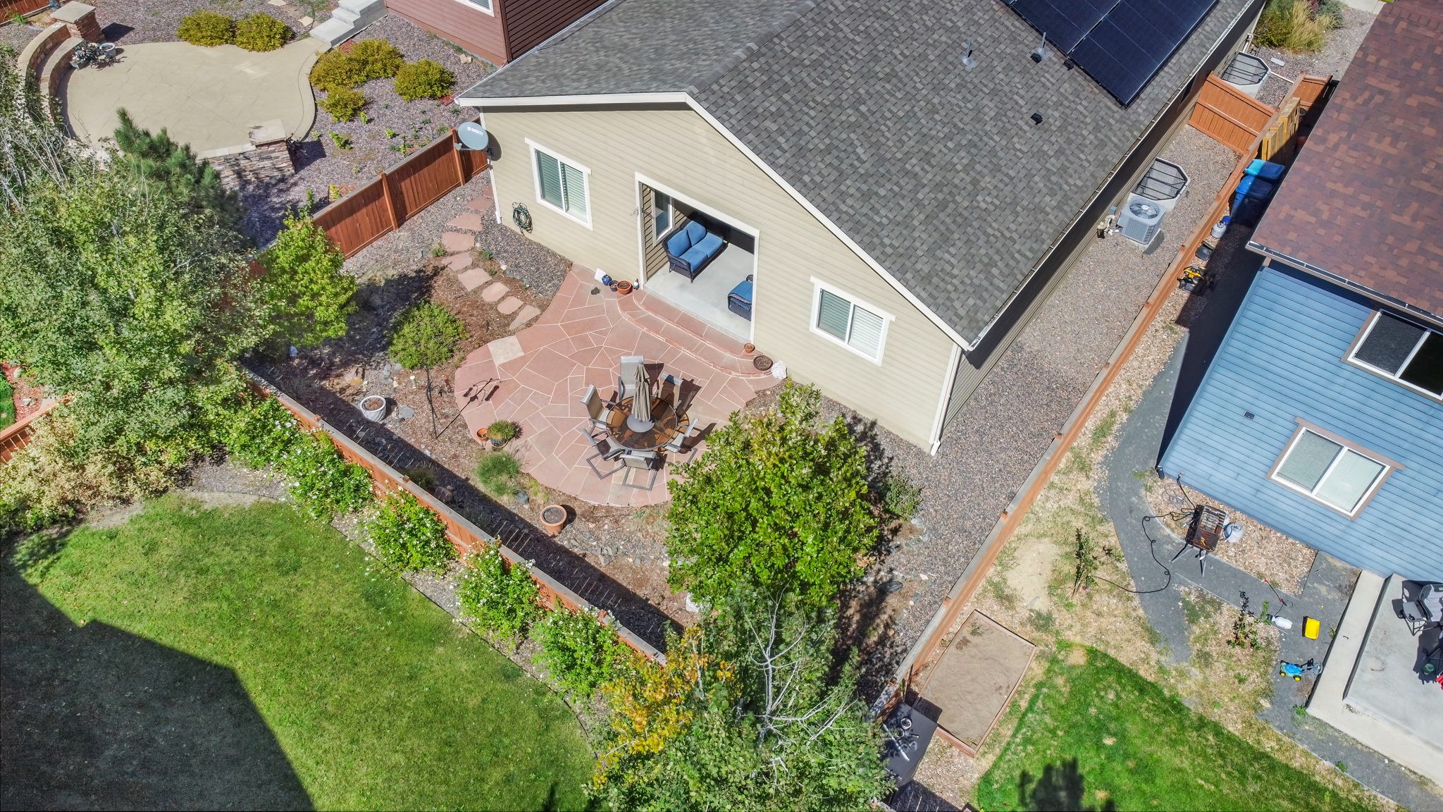 No lawn maintenance required!