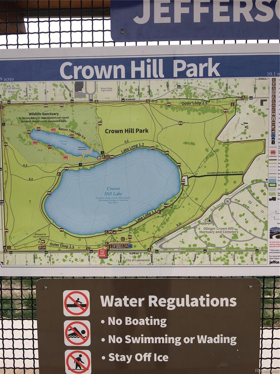 Just 1/2 block to Crown Hill Open Space