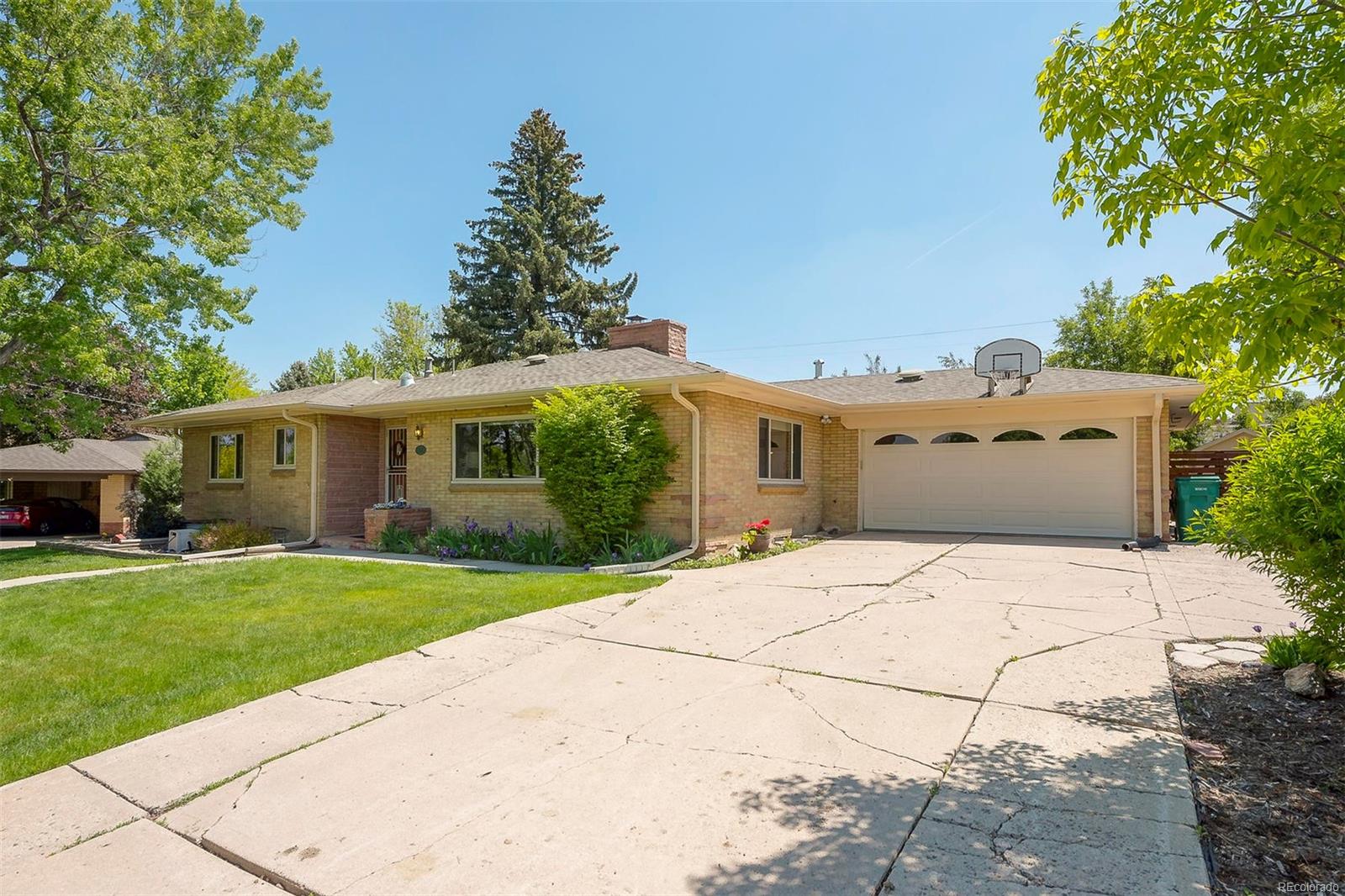 2 car attached garage PLUS RV parking!