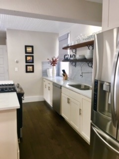 New stainless appliances