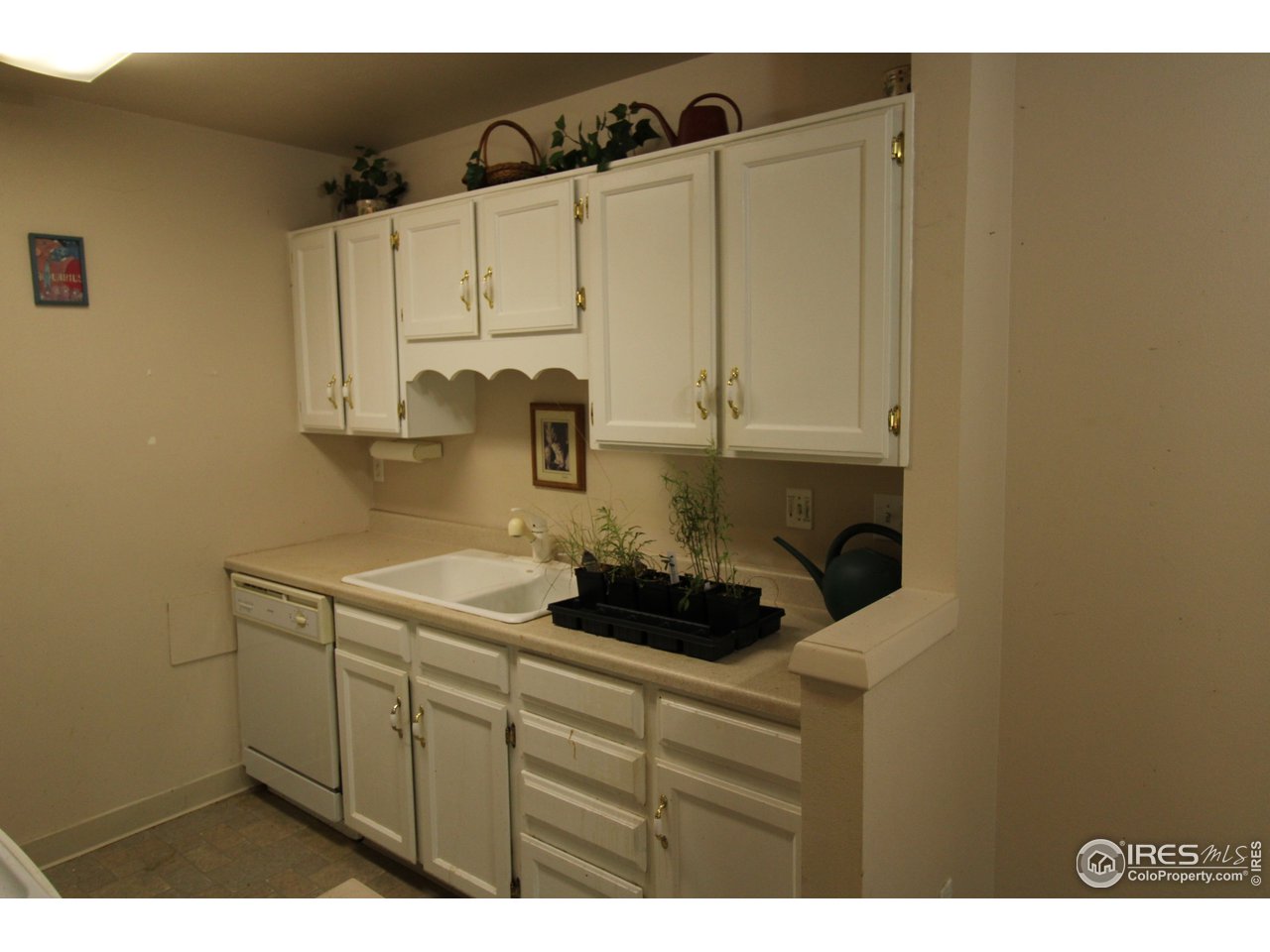 Good counter and cabinet space in kitchen