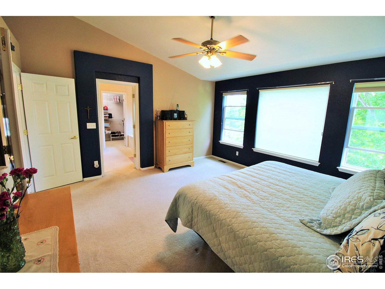 Private master suite is on the back of the house with good separation from the secondary bedrooms.