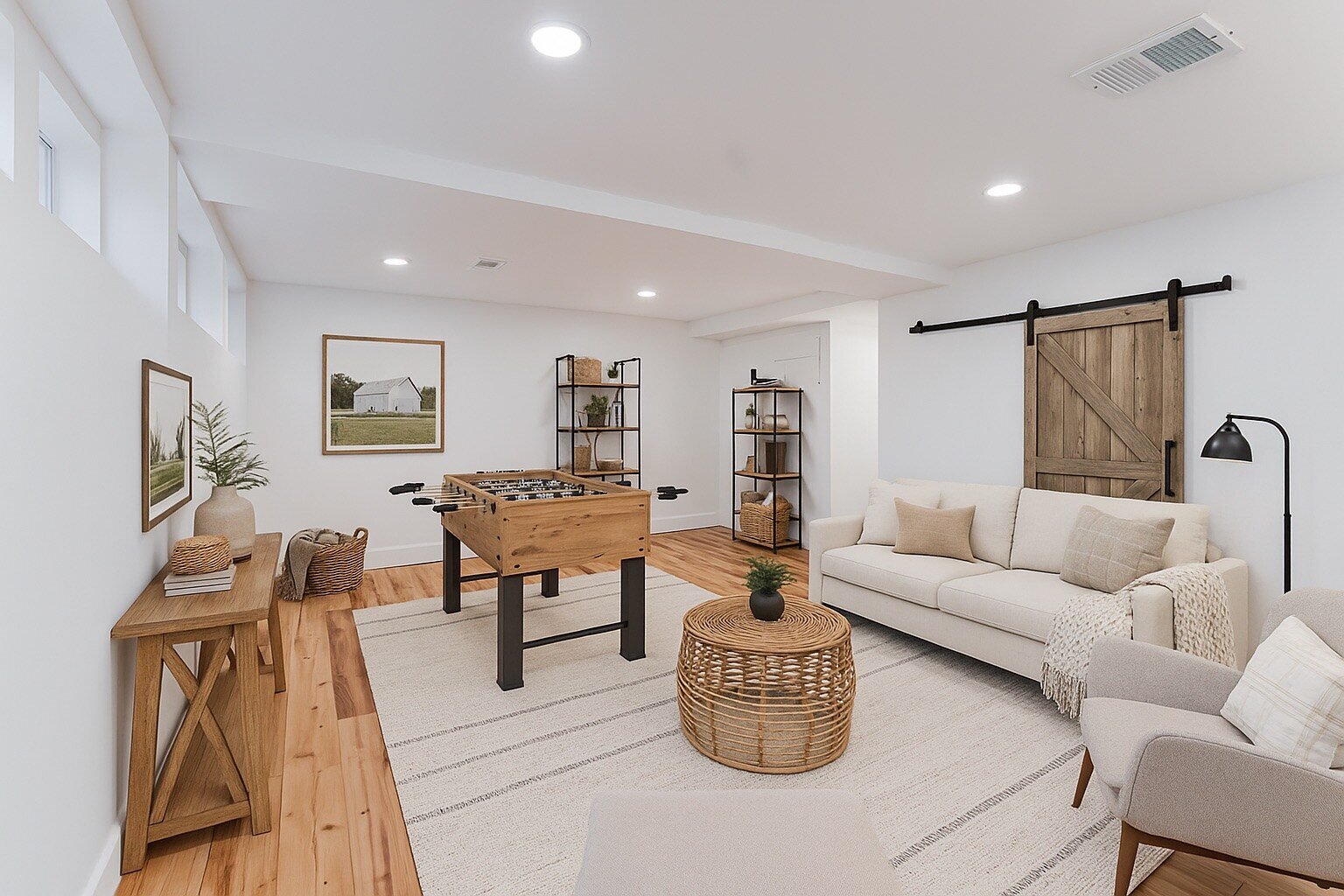 Basement - Virtually Staged