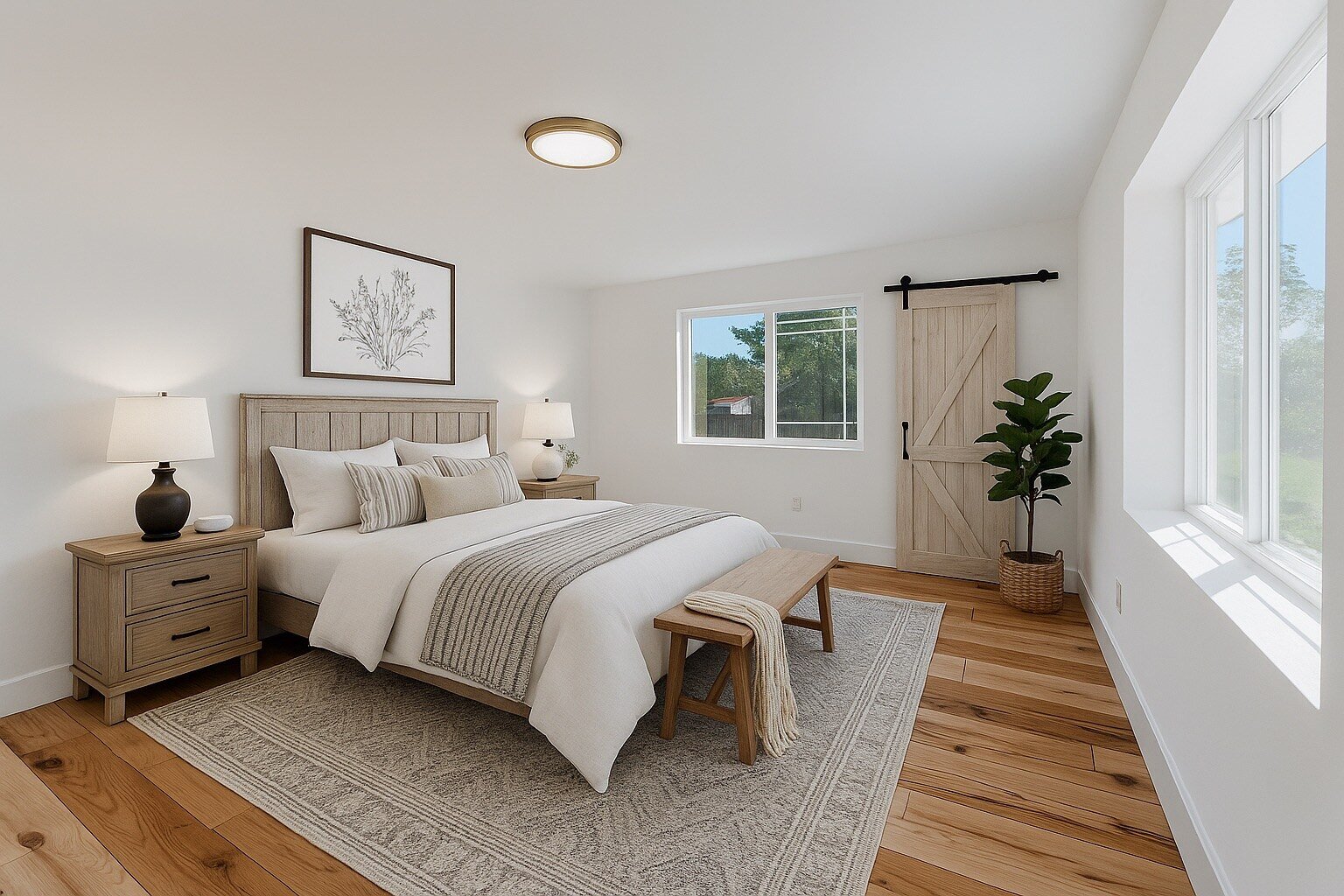 Bedroom - Virtually Staged
