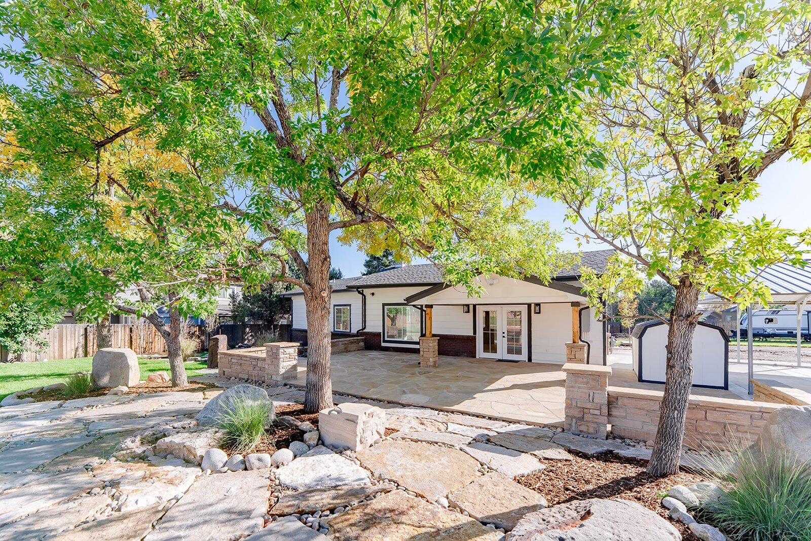 Landscaped Backyard