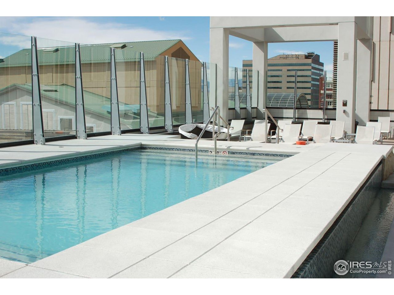Spire Rooftop year round pool