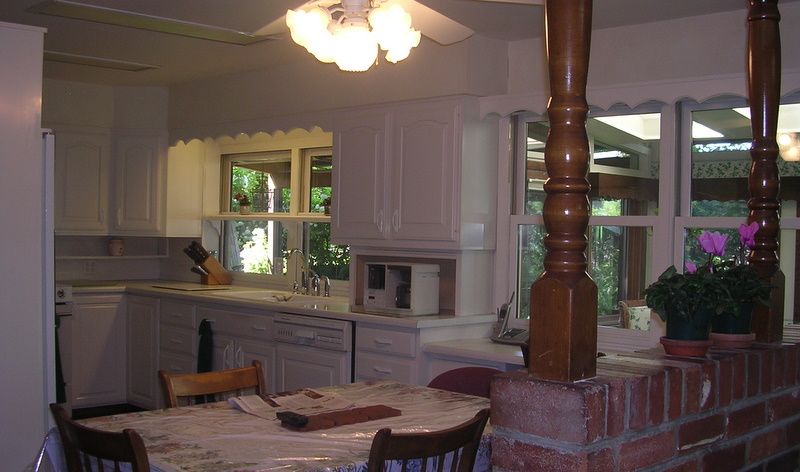 Bright open kitchen